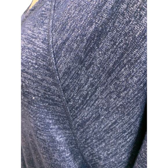 XL T by Talbots Womens Navy Blue Casual Marled Knit Sweater - Picture 2 of 7